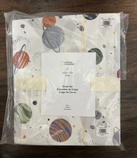 West Elm Kids National Geographic Space Sheet Set Twin