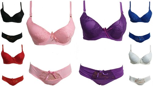 Damen Dessouspaket 2 Stück BH-Set Cup A,B,C,D,E Dessous-Set Wäsche - 第 5/50 張圖片
