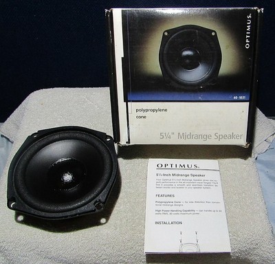 radio shack optimus 5 speakers