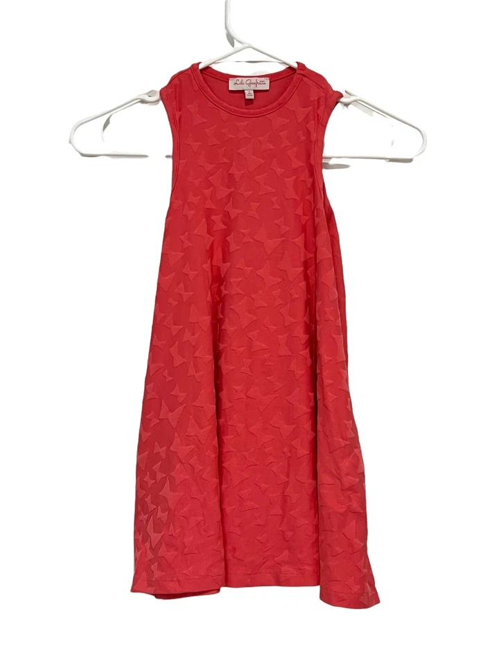 Vestido bordado con lazo fluido sin mangas rosa Giroflee Lili Gaufrette para niñas talla 5 Foto 2 de 4