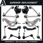 Front Upper Lower Control Arms, Front Rear Links Tie rods Kit 12p for Lincoln Ls (For: Lincoln Ls)