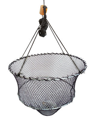 Krebsteller Krebsreuse Krebsfalle Krebsnetz in 30 - 40 - 50cm Krebse fangen Behr