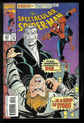 Spectacular Spider-Man #205 TOMBSTONE (Marvel) Very Fine