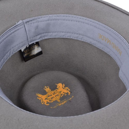 Cappello Fedora 100% Lana Feltro Schiacciabile Fedora Hat UK Stile Indiana Jones - Foto 15 di 22