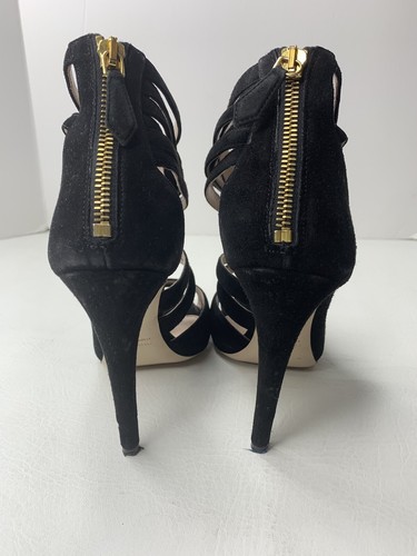 Miu Miu black Suede strappy heels size 37.5 / 7.5 - Picture 4 of 11