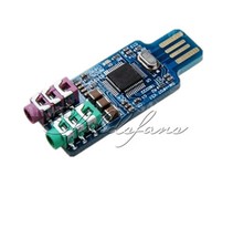 CM108 USB Drive Free USB Sound Card Laptop Computer External Sound Card Module