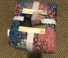 Colormate 3 Pc King Quilt Set 