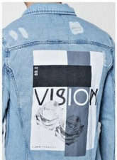 Men's JEAN JACKET. Brave Soul London Rare Denim. HALF OFF! BRAND NEW! Medium 