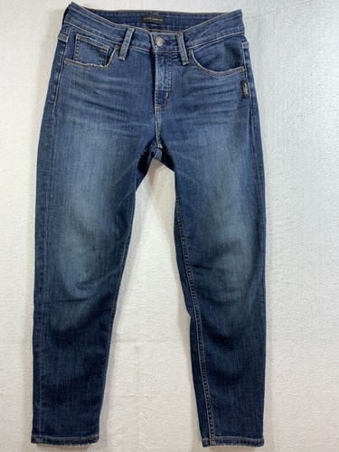 Silver Avery Jeans Womens 28 Blue 