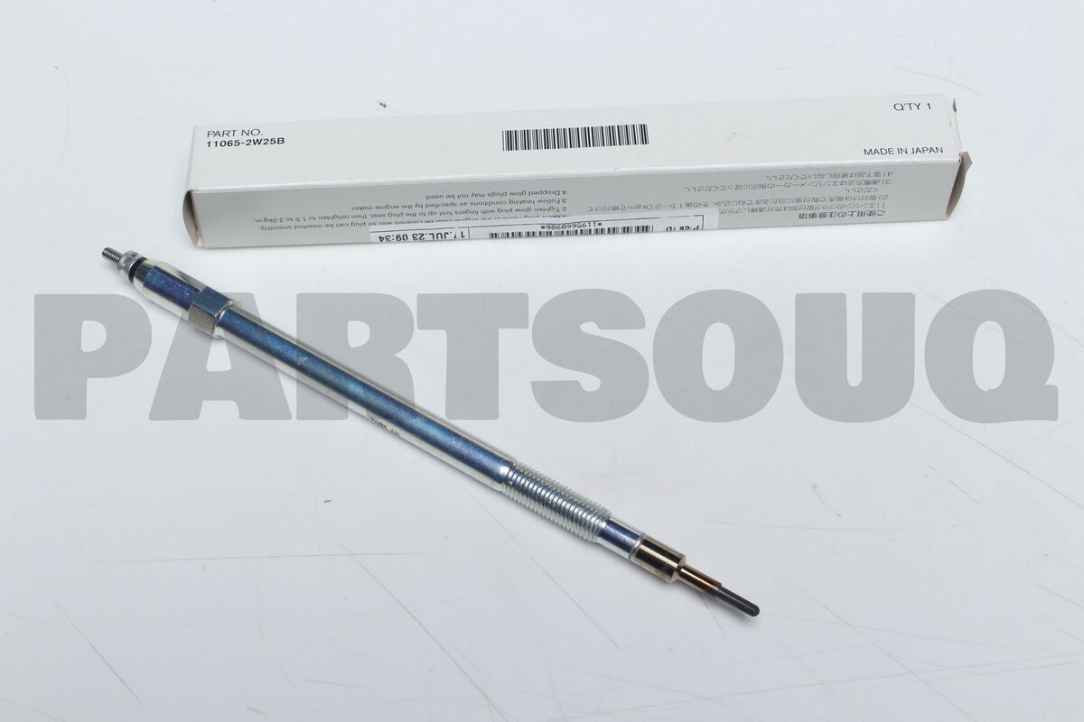 110652W25B Genuine Nissan PLUG-GLOW 11065-2W25B 110652W25B Genuine Nissan PLUG-GLOW 11065-2W25B
