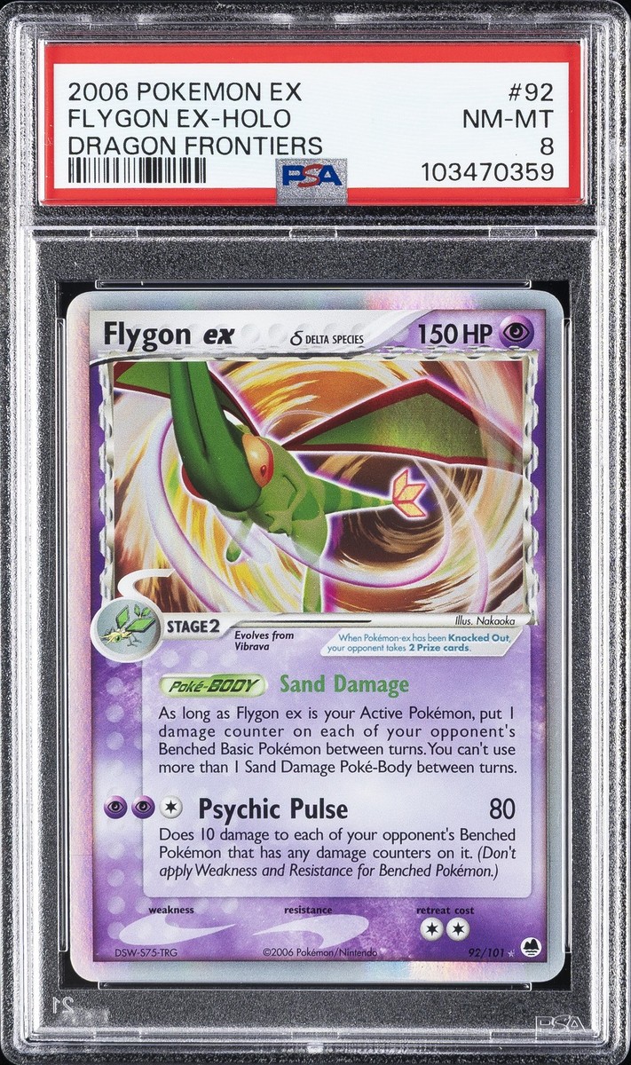 【PSA】フライゴンex 1st まぼろしの森 066/086 Flygon 2006 POKEMON EX DRAGON FRONTIERS #92 FLYGON EX-HOLO PSA 8 | eBay