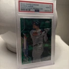 2020 Topps Chrome Aaron Judge #50 Green Wave Refractor /99 PSA 10 NYY YANKEES
