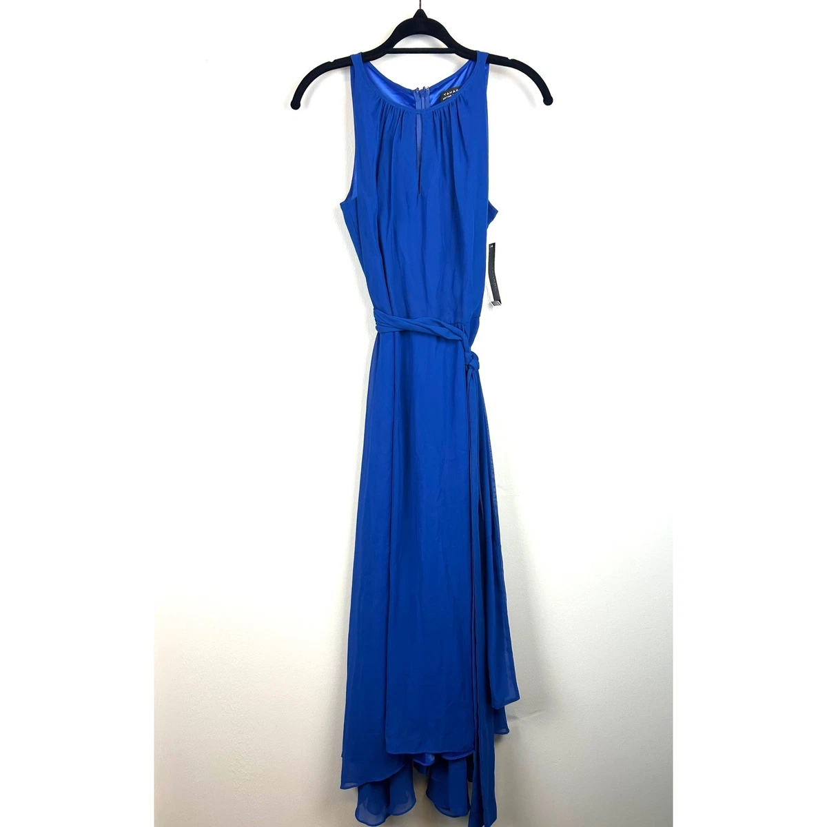 sachin and babi light blue dress Elie Tahari The Adira Chiffon Midi-Dress