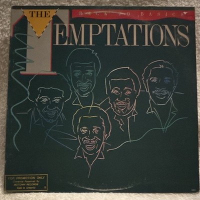 The Temptations Back To Basics Gordy Funk 12'' Black Vinyl LP 33 RPM Promo