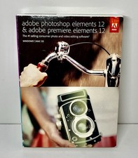 Adobe Photoshop Elements and Premiere Elements 12 - MAC / PC bundle package B7