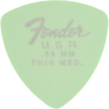 Fender Dura-Tone 346 Shape Guitar Picks, .58, Surf Green, 12-Pack