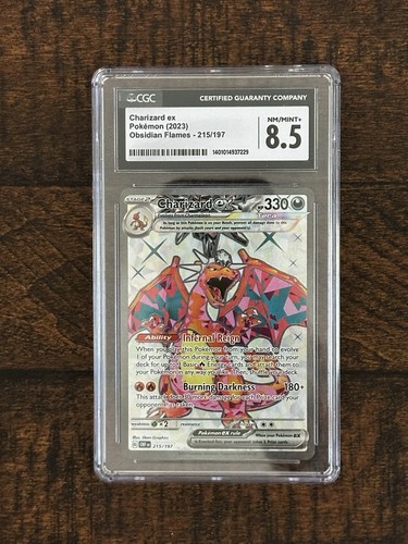 Charizard ex graded CGC 8.5 for sale on eBay