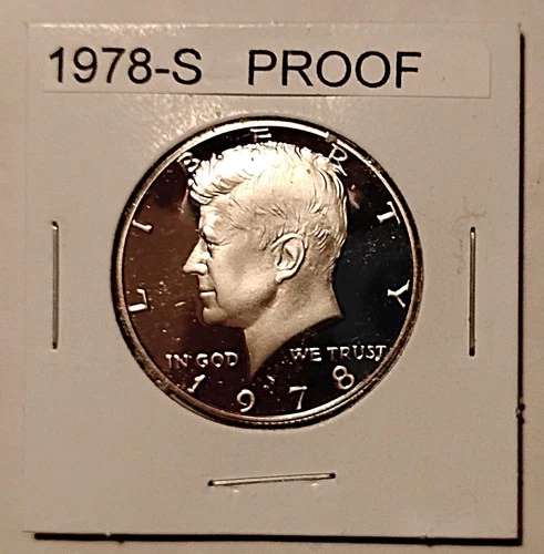 🧿 1978-S PROOF KENNEDY HALF DOLLAR....FROSTED BU?....WOW! 👈🤩