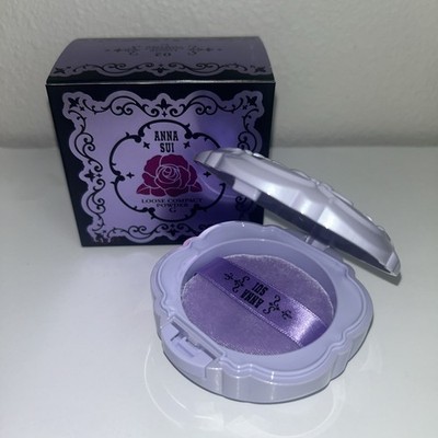 ANNA SUI LOOSE COMPACT POWDER GLITTER CASE & SEALED REFILL TRAVEL BRONZER SPF12