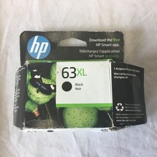 HP 63XL Black Original Ink Cartridge brand new in date 