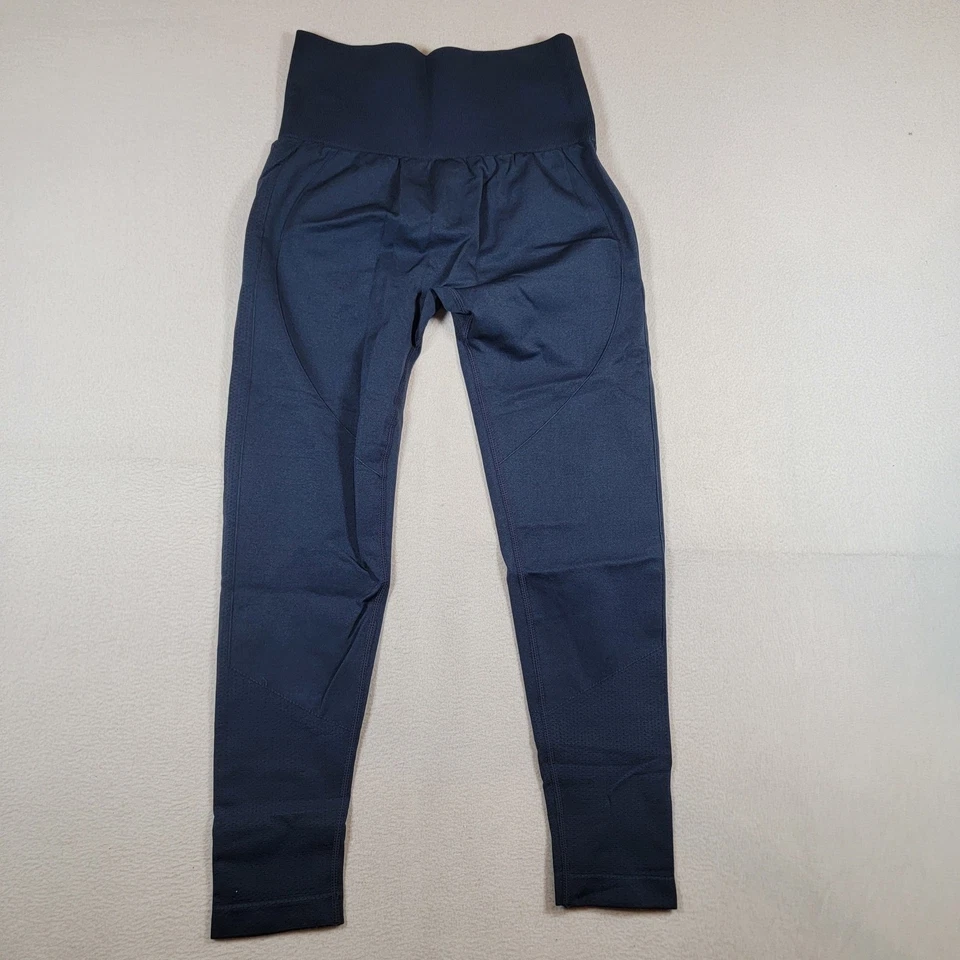 Leggings de yoga Halara sin costuras azul marino cintura alta control abdomen levantamiento de glúteos M 7/8 Foto 3 de 4