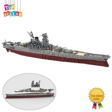 MOC IJN Yamato Battleship 1:200 Scale Historical Warship Model 8717 Pcs