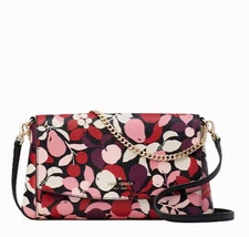 New Kate Spade Laurel Way Greer Crossbody Saffiano Floral Multi