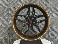 4 Custom Transformers Edition 2-piece Forged Wheels Satin Black Matte Bronze