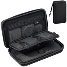 Large Hard Travel Electronics Organizer Case for MacBook, Chargers, Cables  Acc