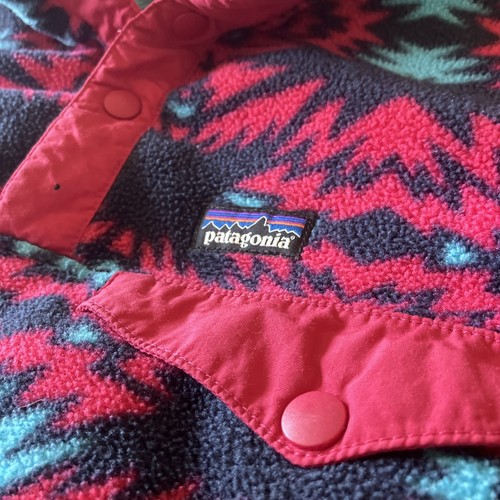 Patagonia Synchilla Snap T Fleece Jacket Girl’s Size Large (12) - Picture 2 of 6
