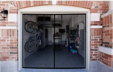 Garage Door Screen - 1 Car 10x9Ft Magnetic Closure Heavy Duty Weighted Bottom...