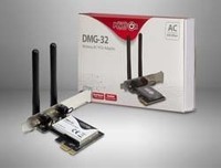 5X Inter-Tech Wireless-Ac Pcie Adapter DMG-32 650Mbps Retail