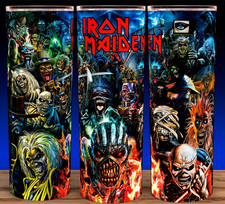 Iron Maiden Eddie the Head Skulls Collection Heavy Metal Cup Mug Tumbler 20oz