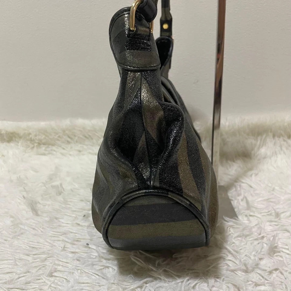 Vintage Vivienne Westwood Shoulder Hand bag Soho Glitter Gold Y2K Buckle Hobo - Image 4 of 4