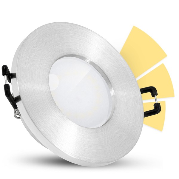 Einbauleuchte Fourstep Led GU10 Bad IP65 Dimmen Ohne Dimmer Warmweiß Deckenspot-image