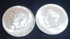 2 very  nice 1964 Kennedy half dollars