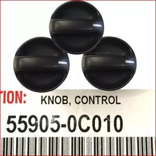 3PCS AC Control Air Switch A/C Fan Knob For 2...