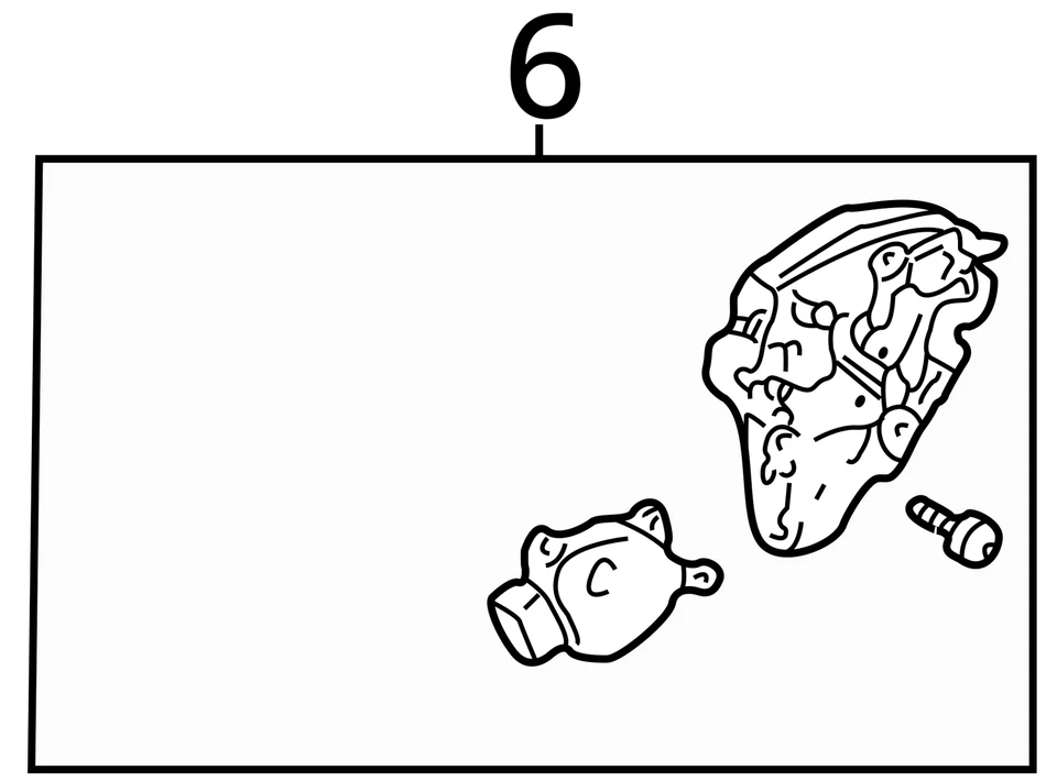 Actuador de bloqueo de pestillo de puerta de pasajero trasero derecho Toyota Highlander 2001-2007 OEM Foto 4 de 4