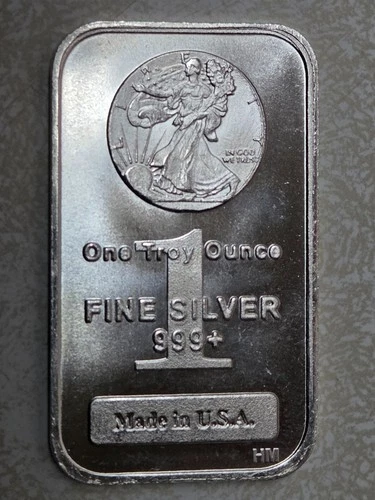 1oz Fine Silver Bar .999 Fine "Walking Liberty Emblem" #4