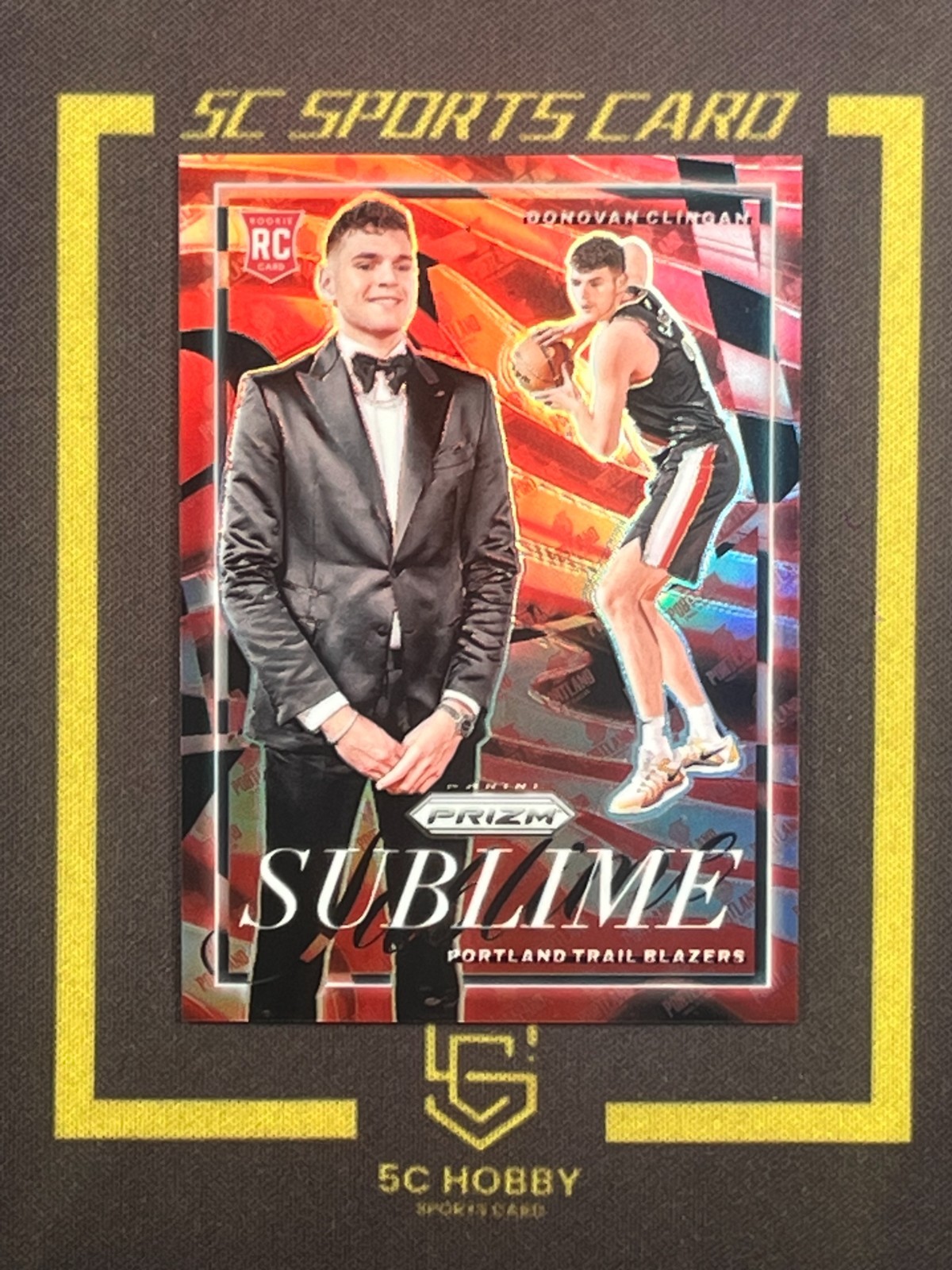 2024-25 Panini Prizm Rookie Sublime SP Donovan Clingan FC22
