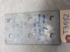 (2) LEGRAND CABLOFIL Splice Plate Galvanized W/ Stainless Hardware