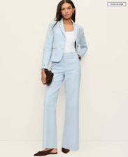 NWT Ann Taylor The Two-Button Blazer in Doubleweave