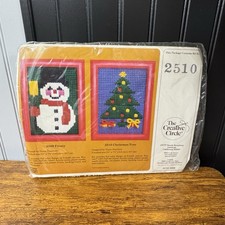 Vintage 1984 Creative Circle Embroidery Kit 2510 Christmas Tree Sealed