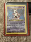 Mewtwo Holo Rare 10/102 Base Set Shadowless Pokemon Card - MP/LP