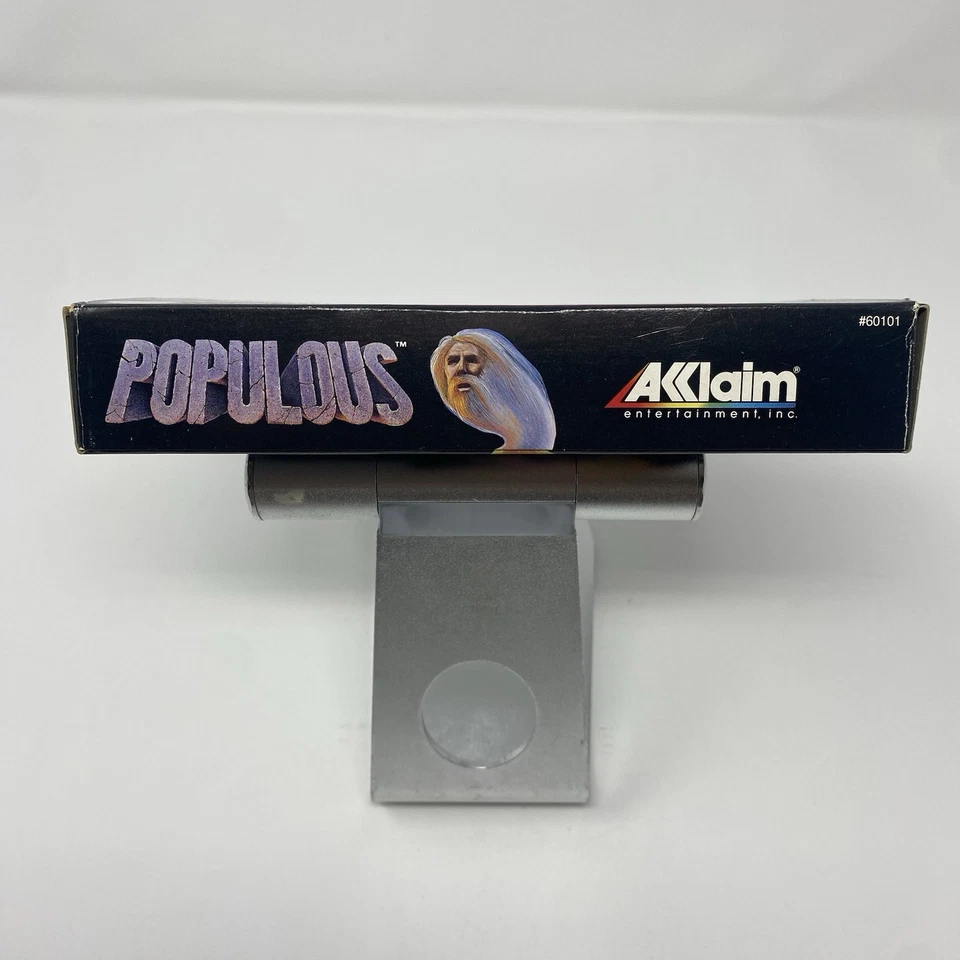 Cartucho manual caja completa SNES Populous CIB Bullfrog como nuevo Foto 4 de 4