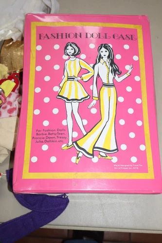 1966 Mattel Ken Doll w/ Fashion Case & Accessories Lots of Clothing