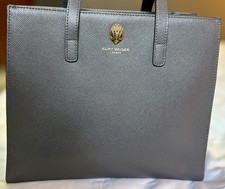 Borsa a mano KURT GEIGER grigio scuro Richmond borsa a tracolla tracolla tracolla aquila