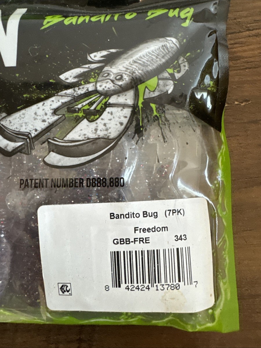 Leurre Souple Googan Baits – Bandito Bug – Édition Limitée Freedom – Vert – SOLD OUT