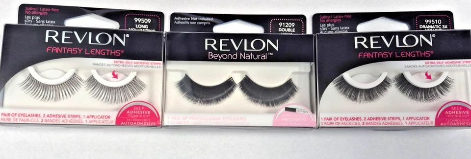 Revlon Fantasy Lengths/Beyond Natural Eye Lashes 91002,91209,99509,99510 - B2G1 - Image 2 of 2