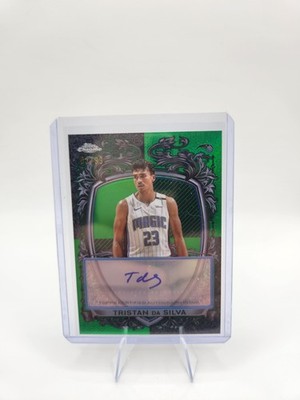 2025-26 Topps Chrome Signature Style Tristan da Silva Green Refractor /99